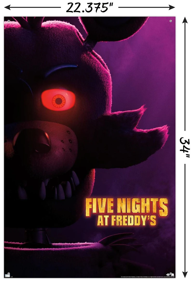 Cinq nuits au film Freddy - Foxy One Sheet