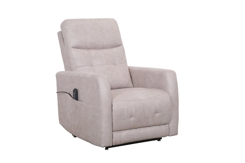 Topline Home Furnishings Power Lift Recliner with Adjustable Headrest