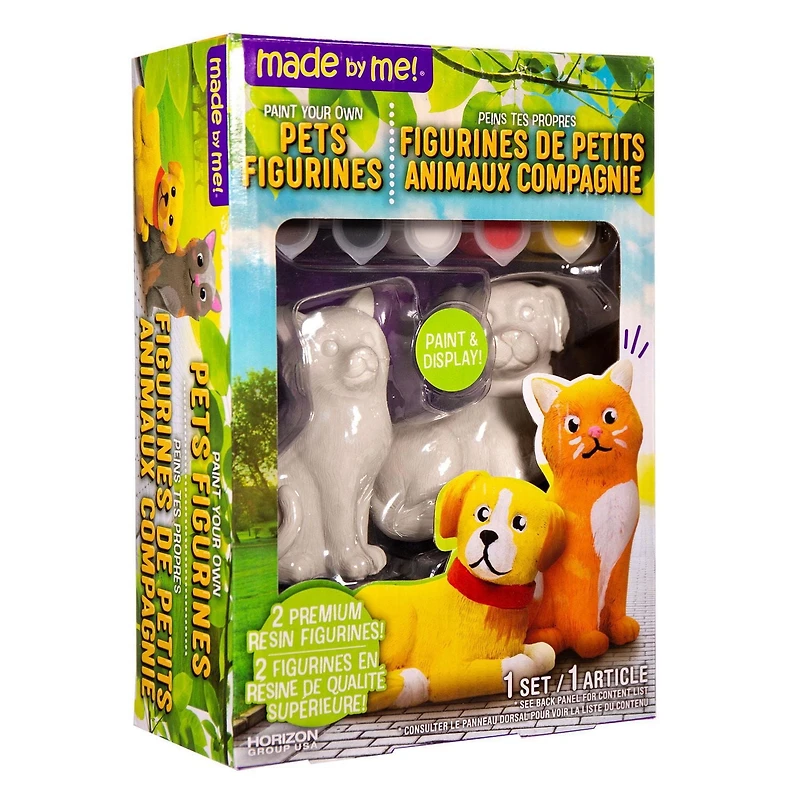 Paint Your Own Pet Figurines, Paint 2 resin figurines