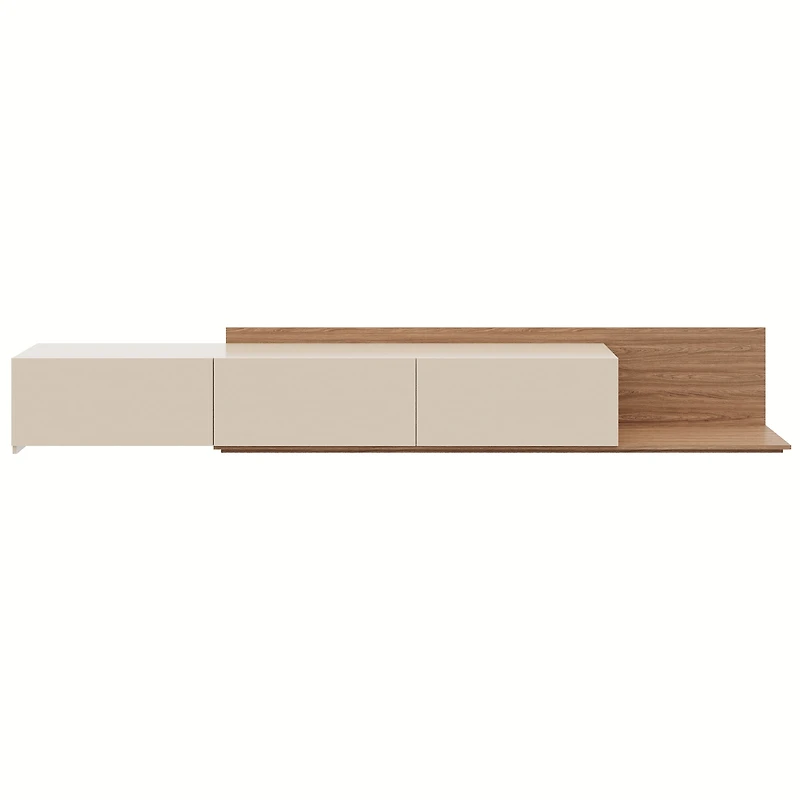 Nexera Noa Extendable TV Console (66"-108"), Walnut