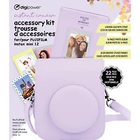 Mini Instax 12 Camera Accessory Kit DP-FJ12-PRP, 16-Page Photo Album for Mini Instax 12