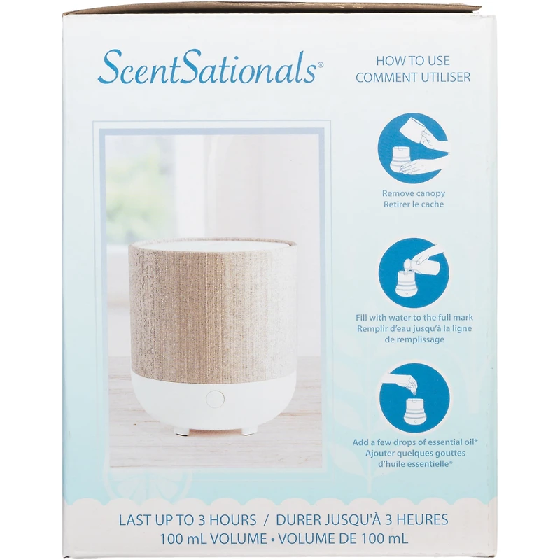 Diffuseur 100 mL ScentSationals - Audrianne Diffuseur de brume fraîche