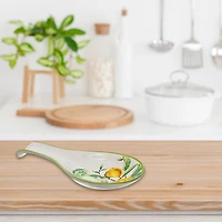 IH Casa Decor Ceramic Lemon Spoon Rest - Ensemble De 4