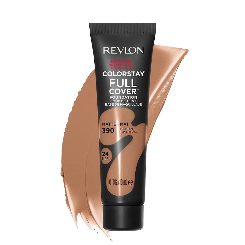 Fond de teint Revlon ColorStay, en crème, couvrance totale, fini mat, 30 ml 1 Fond De Teint