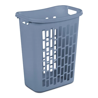 Sterilite Rectangular Open Hamper Blue Moonlight