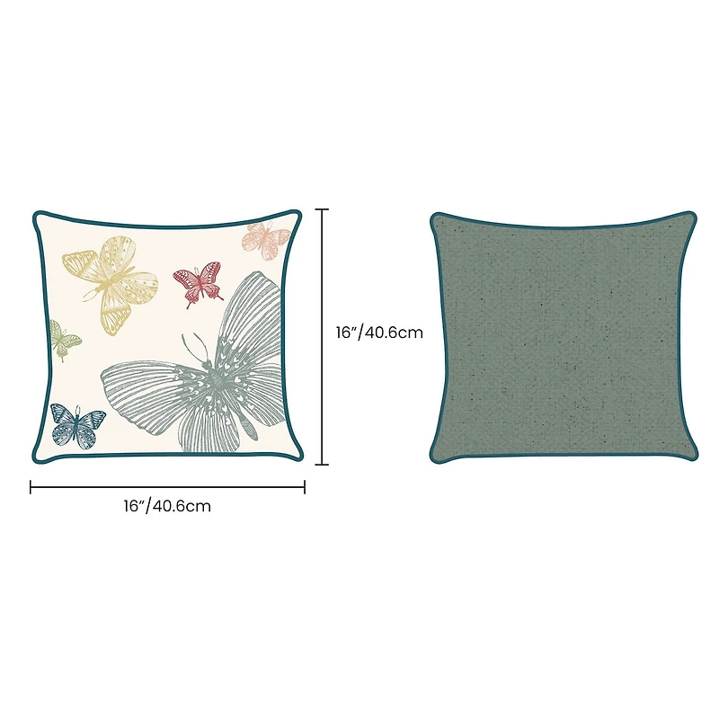 Coussin décoratif HOMETRENDS Papillon