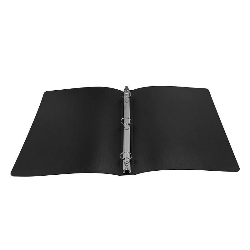 Pen + Gear 1" Poly Binder, O-Ring, BLACK, 1", round rings
