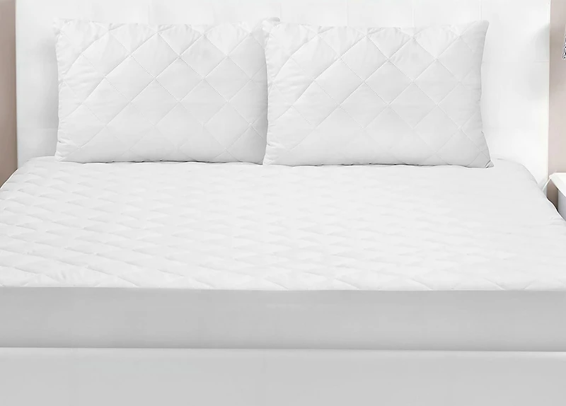 Safdie & Co. Mattress Protector K Quilted White