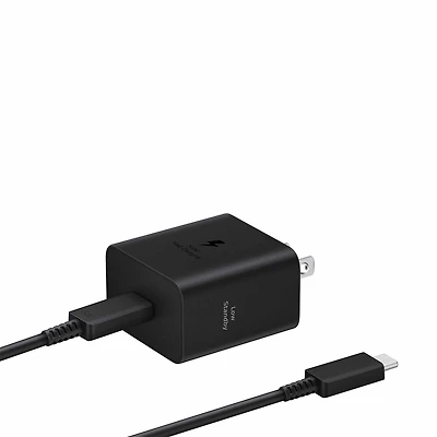 Samsung 45 W Type-C Travel Adaptor with Cable Black