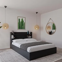 Nexera Hunter Platform Bed with Headboard