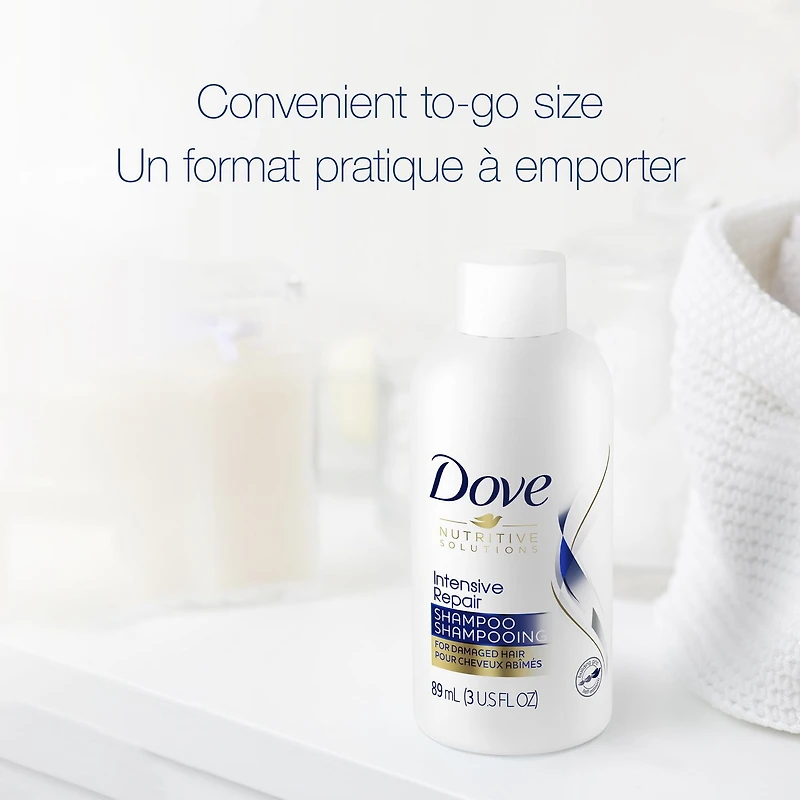Dove Intensive Repair Travel Shampoo, 89 ml Shampoo