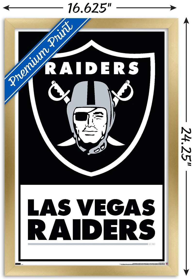NFL Las Vegas Raiders - Logo 21 Wall Poster