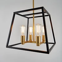 Artika Carter Square 4-Light Chandelier