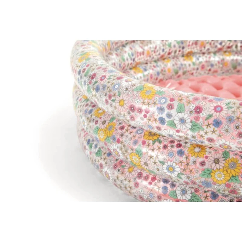 Piscine Intex Sweet Blossom Baby Pool pour Bébés, À partir de 1 à 3 ans, Piscine Gonflable avec Auvent
