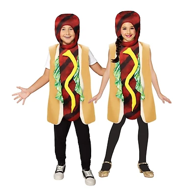 PARTYHOLIC COSTUME DE GARÇON HOT-DOG (TAILLE UNIQUE)