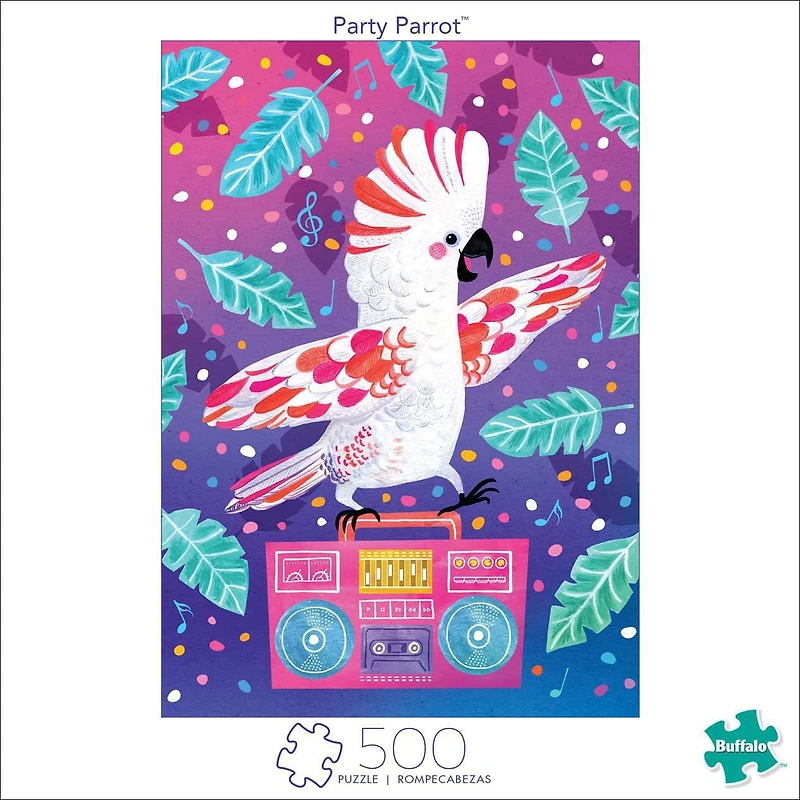 Buffalo Games - Party Parrot - 500 Piece Jigsaw Puzzle