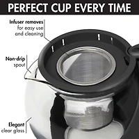 Today by Primula 40 oz. Half Moon Teapot