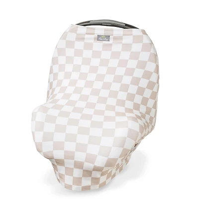 Itzy Ritzy Mom Boss Checkerboard, 4-in-1 multi-use cover