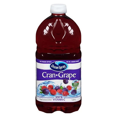 Cocktail aux raisins et aux canneberges Ocean Spray 1,89 l