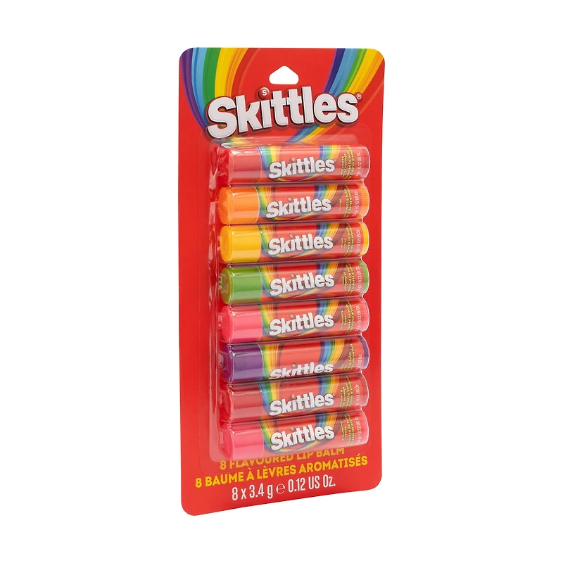 Skittles 8pk Flavored Lip Balm