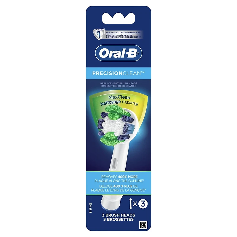 Brossettes de rechange Oral-B Precision Clean pour brosse à dents électrique