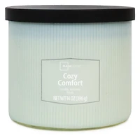 Bougie parfumée Mainstays à 3 mèches, enveloppée texturée Cozy Comfort, 14 oz