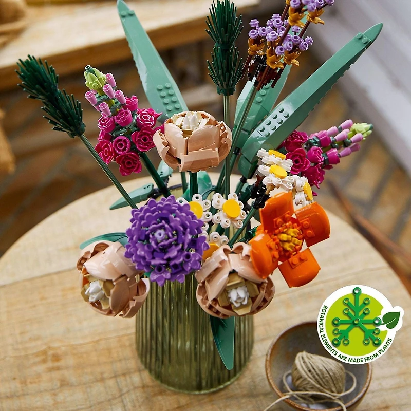 LEGO Botanicals Le bouquet de fleurs; plante artificielle, marguerite, pavot 10280 Comprend 756 pièces, 18+ ans