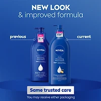 NIVEA Nourishing 72-Hr Hydrating Body Lotion, Body Milk with Hyaluronic Acid, 625 mL, 625 mL
