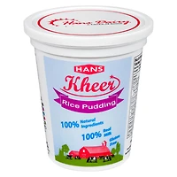 Pouding au riz Kheer de Hans Dairy