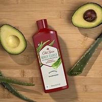 Shampooing Old Spice pour cheveux ondulés et bouclés avec aloès et huile d’avocat 21,9 oz liq./650 mL
