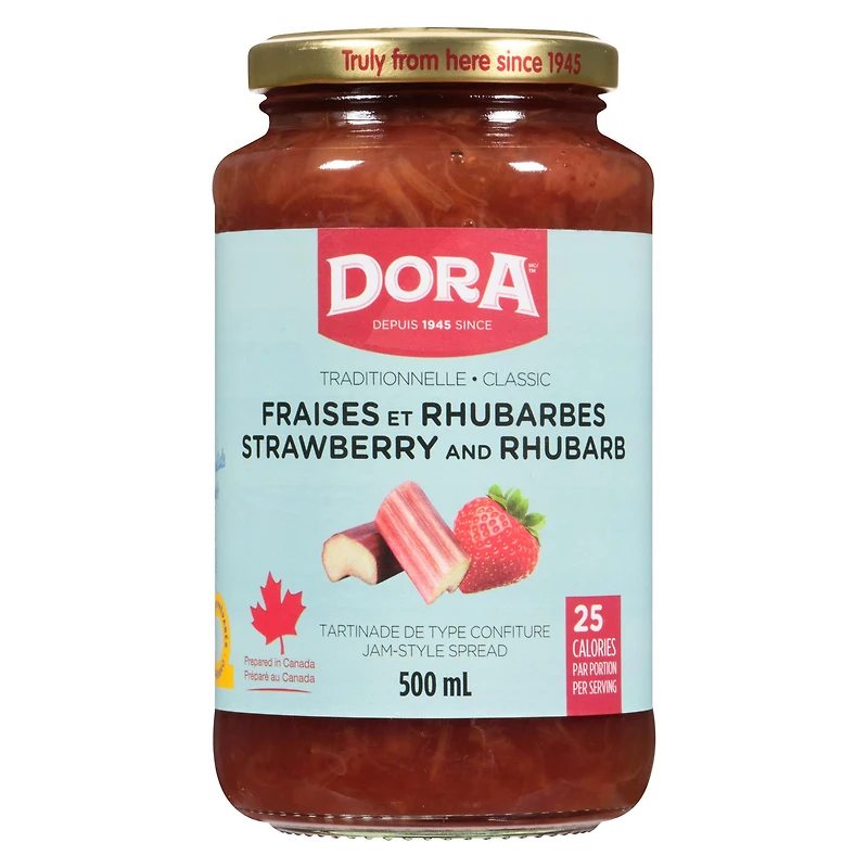 TRADITIONAL STRAWBERRY and RHUBARB WITH PECTIN, LIGHT STAWBERRY RHUBARB