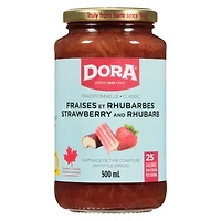 TRADITIONAL STRAWBERRY and RHUBARB WITH PECTIN, LIGHT STAWBERRY RHUBARB