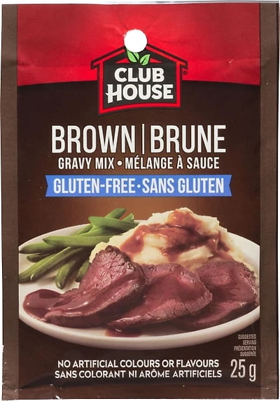 Club House Brown, Gluten-Free Gravy Mix, 25g