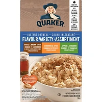 Quaker Gruau instantané Assortiment de 3 saveurs