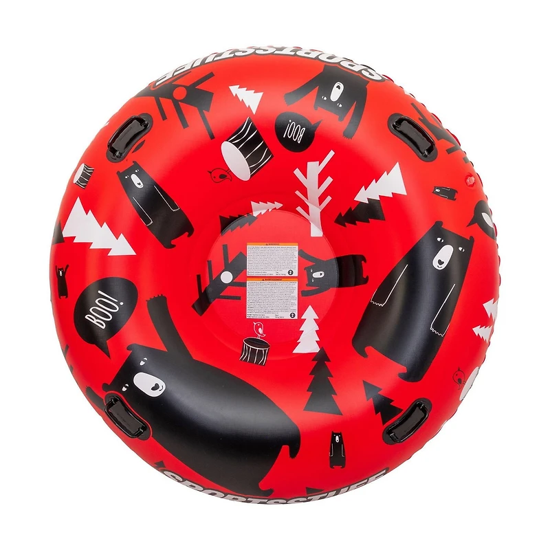 SportsStuff Bear Inflatable Snow Tube with Handles