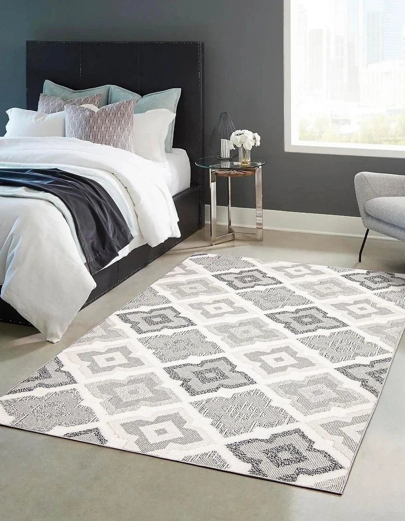 Tapis ECARPET Style Jute pour Chambre à Coucher, Salon, Salle à Manger Collection Nola