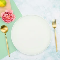 Mainstays Light Green Plastic Plate, 10.5 inch 1pc