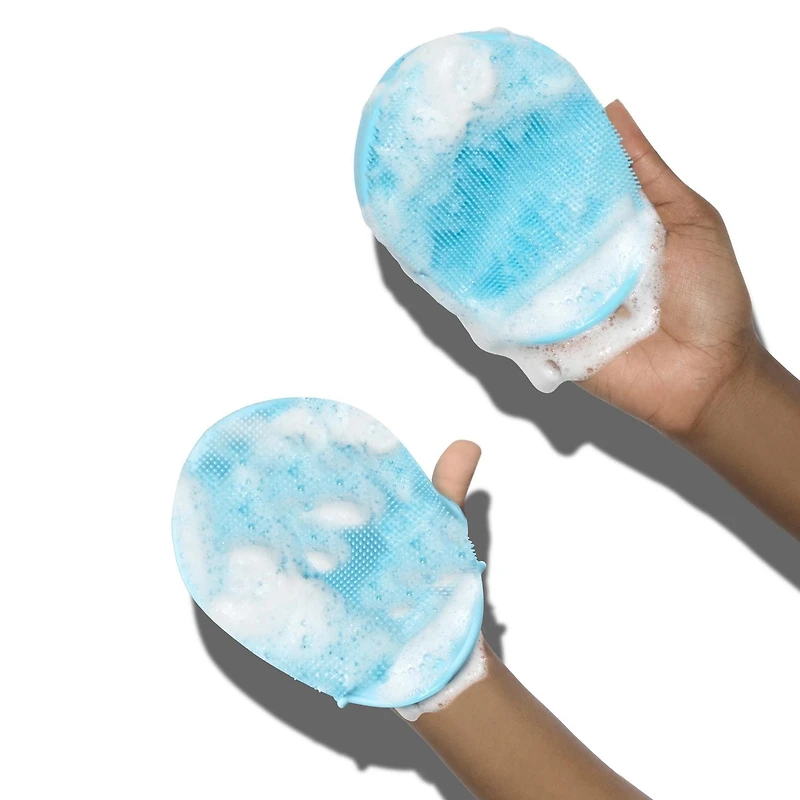 Frida Baby - DermaFrida The Bath Mitt - Baby Infant Toddler Antibacterial Silicone Bath Mitt, Body Bath Brush, Quick Drying Toddler Silicone Body Bath Brush Quick-Dry, Bacteria-Resistant Replacement t