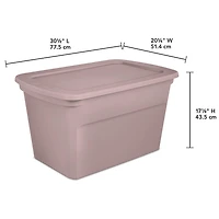 Sterilite Boîte 114L, Rose