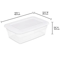 Sterilite Ensemble de (2) Boîtes 11.4L - Bleu