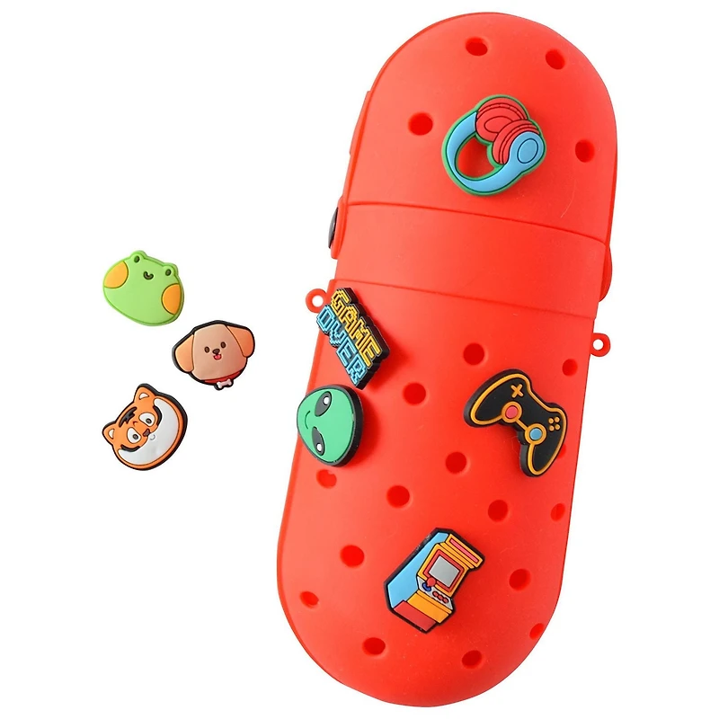 Trousse à crayons à breloques Art 101, Rouge