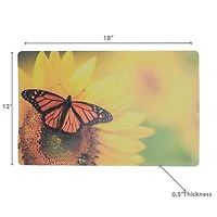 Placemat Plasme De Tournesol Papillon 12 X 18 - Ensemble De 12