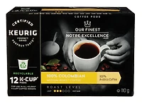Café de torréfaction moyenne Notre Excellence à 100 % Colombien