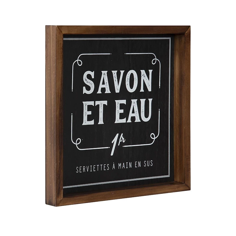 Art d’époque encadré avec savon de Hometrends