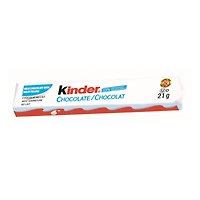 Barre KINDER® CHOCOLATE/CHOCOLAT, barre de chocolat au lait avec une garniture au lait paquet de 6, 126g