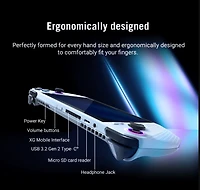 ASUS ROG Ally 7” Handheld Touch Gaming Console, 16GB LPDDR5 RAM, 512GB SSD, ROG Ally