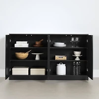 South Shore Arum Set of 2 Sideboards with Shelves