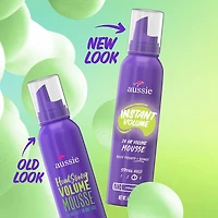 Aussie Instant Volume Mousse, 24-hour Volume Mousse, 170G