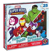 Marvel Super Hero Adventures 25-Piece Foam Puzzle