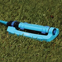 Aqua Joe Turbo Oscillating Lawn Sprinkler with 3-Way Oscillation